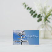 counseling, Life Coach, Therapie, Therapist, Visitekaartje (Staand voorkant)