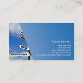 counseling, Life Coach, Therapie, Therapist, Visitekaartje (Achterkant)