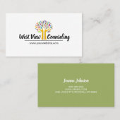 counseling, Life Coach, Therapie, Therapist, Visitekaartje (Voorkant / Achterkant)