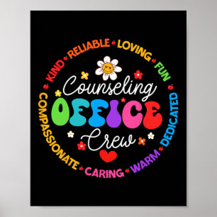 Counseling Office Crew Waarderingsweek Terug Naar Poster