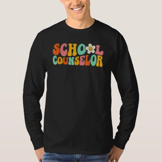 Counseling Office School Guidance Groovy Back To S T-shirt (Voorkant)