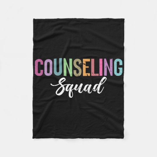 Counseling Squad Mental Health Awareness Fleece Deken (Voorkant)