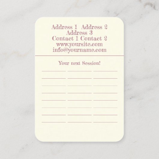 Counseling - Visitekaartje (Achterkant)