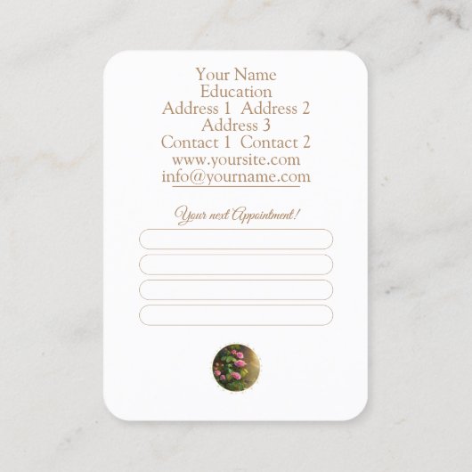 Counseling - Visitekaartje (Achterkant)