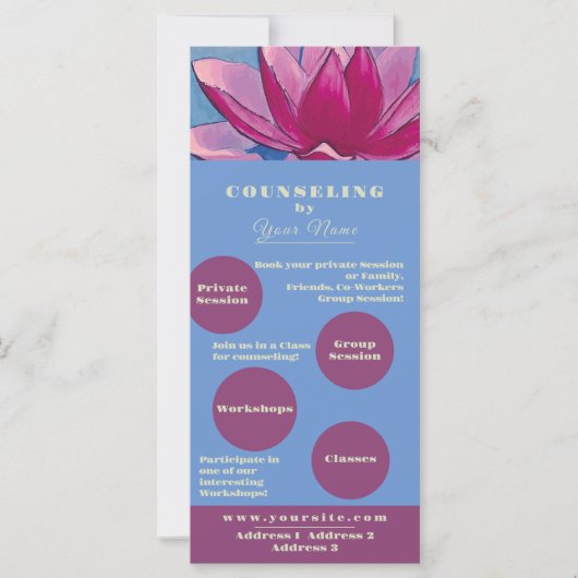 Counseling - Visitekaartje, Flyer, Promo Kaart (Voorkant)