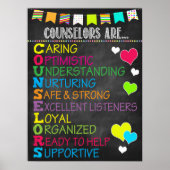 Counselor Acronym Rainbow Poster (Voorkant)