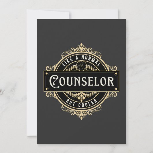 Counselor badge waardering  kaart (Voorkant)