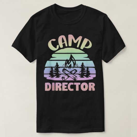 Counselor Camper Summer Camp Director T-shirt (Design voorkant)
