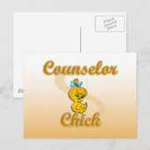 Counselor Chick Briefkaart (Voorkant / Achterkant)