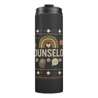 Counselor Christmas – Festive Holiday Tumbler Thermosbeker