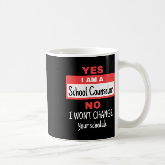 Counselor Funny Appreciation Change Schema Koffiemok (Rechts)