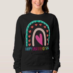 Counselor Happy Last Day School Regenboog Trui