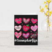 Counselor Life School Counseling Hearts School Val Kaart (Gele Bloem)
