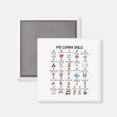 Counselor Mijn Coping Skills Alfabet Geestelijke G Magneet (Voorkant / Achterkant)