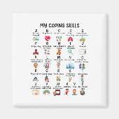 Counselor Mijn Coping Skills Alfabet Geestelijke G Magneet (Voorkant)