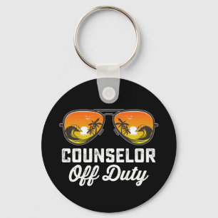 Counselor of Duty zonnebril laatste dag van de sch Sleutelhanger