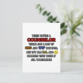 Counselor ... OMG WTF LOL Briefkaart (Staand voorkant)