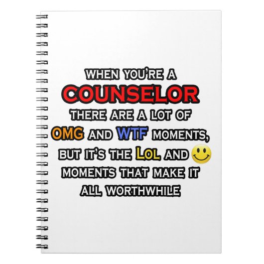 Counselor ... OMG WTF LOL Notitieboek (Voorkant)