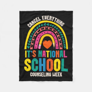 Counselor Outfit zijn nationale school counseling Fleece Deken