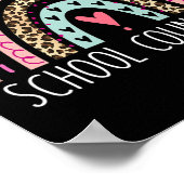 Counselor Rainbow Counseling Terug naar school Poster (Hoek)