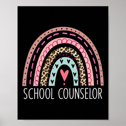 Counselor Rainbow Counseling Terug naar school Poster (Voorkant)