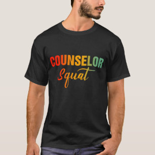 Counselor Squad Team Eerste Dag van de School Coun T-shirt