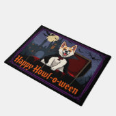 Count Akita Happy Howl-o-ween Deurmat (Schuin)