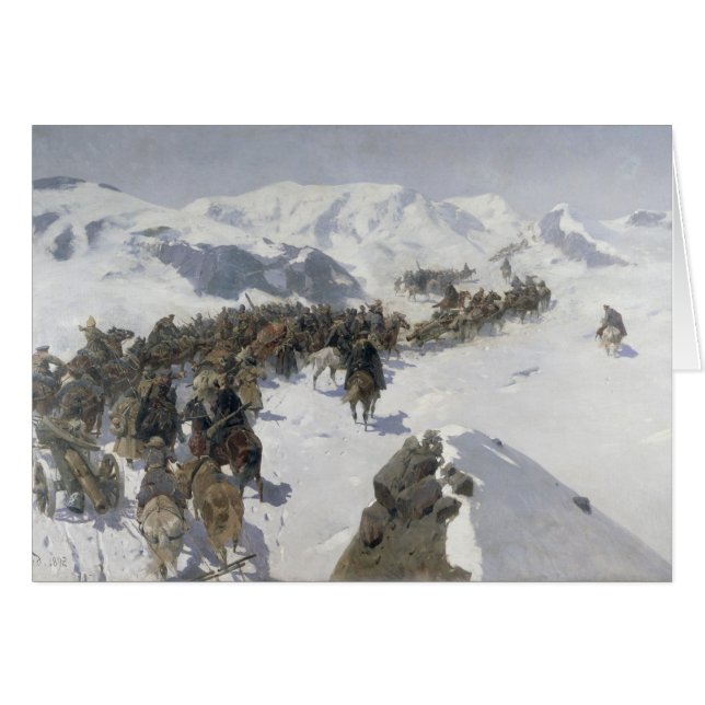 Count Argutinsky dat de Kaukasische waaier overste (Voorkant Horizontaal)
