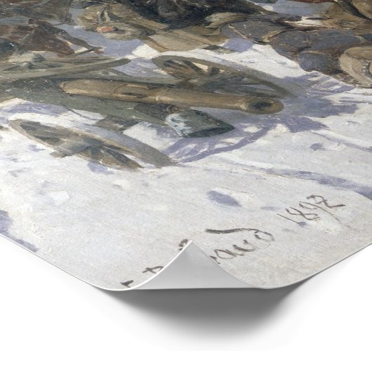 Count Argutinsky dat de Kaukasische waaier overste Poster (Hoek)