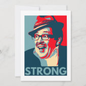 Count Arthur Strong bedankt kaart (Voorkant)