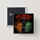 Count Barackula en Bidenstein Vierkante Button 5,1 Cm (Voorkant /achterkant)