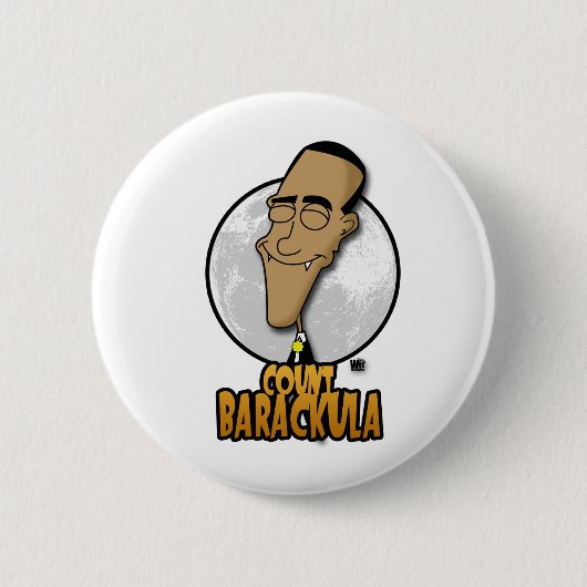 Count Barackula Ronde Button 5,7 Cm (Voorkant)