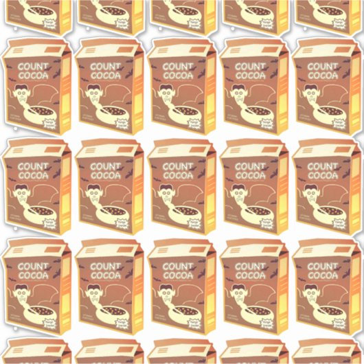 Count Cacao Graan Box (vel) contour stickers (Voorkant)