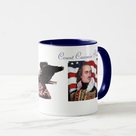 Count Casimir Pulaski Mok (Voorkant rechts)
