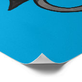 Count Catula Funny Pun Cartoon Poster (Hoek)