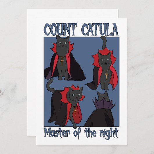 Count Catula Master of the Night (Voorkant / Achterkant)