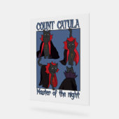 Count Catula Master of the Night Acryl Bord (Hoek)
