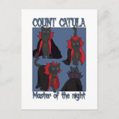 Count Catula Master of the Night Briefkaart (Voorkant)