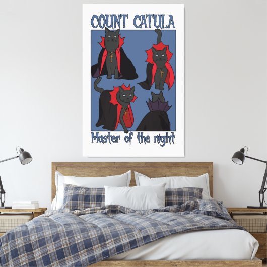 Count Catula Master of the Night Canvas Afdruk (Insitu (Slaapkamer))
