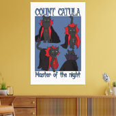 Count Catula Master of the Night Canvas Afdruk (Insitu (Woonkamer))
