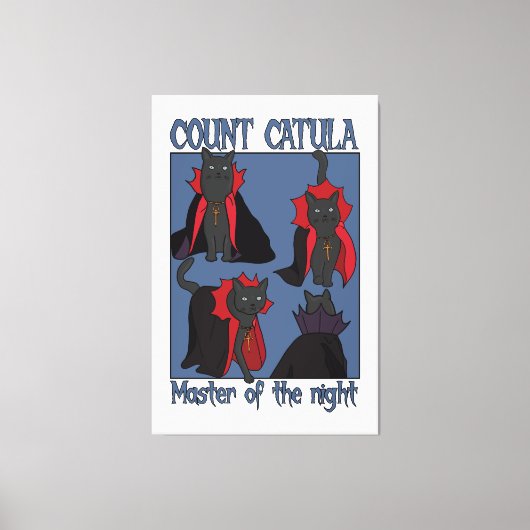 Count Catula Master of the Night Canvas Afdruk (Voorkant)