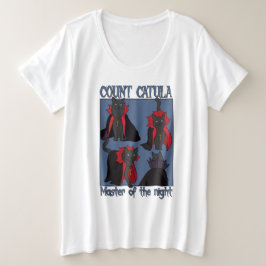 Count Catula Master of the Night Grote Maat T-shirt
