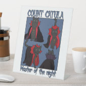 Count Catula Master of the Night Reclamebord Met Voetstuk (Insitu)