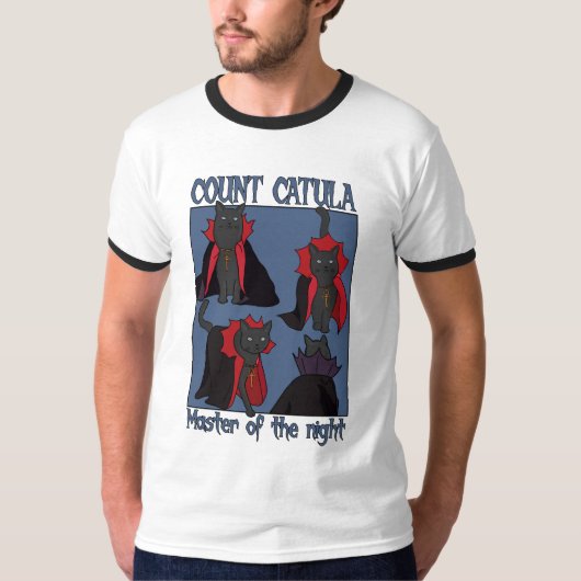 Count Catula Master of the Night T-shirt (Voorkant)