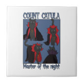 Count Catula Master of the Night Tegeltje (Voorkant)