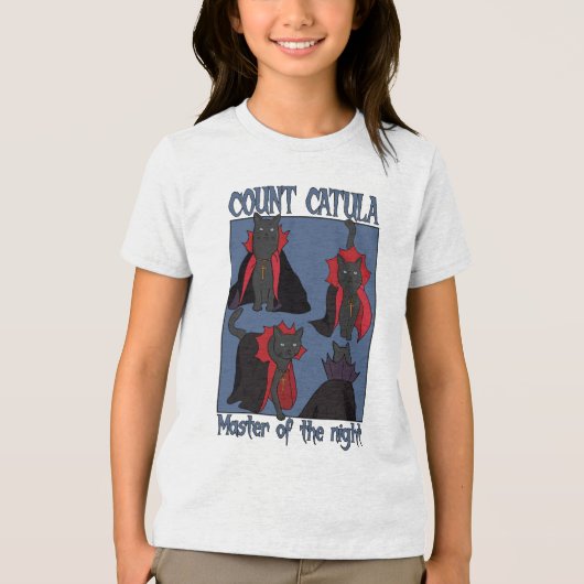 Count Catula Master of the Night Tri-Blend Shirt (Voorkant)