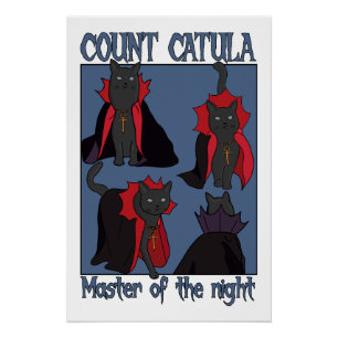 Count Catula Meester van de Nacht Perfect Poster