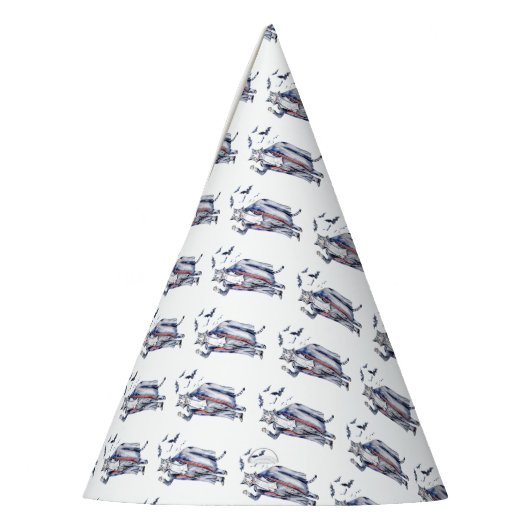 Count Catula Vampire Cat Feesthoedjes (Links)