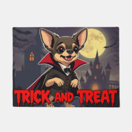 Count Chihuahua Trick and Treat Deurmat