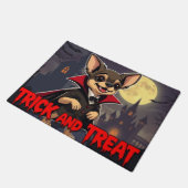 Count Chihuahua Trick and Treat Deurmat (Schuin)